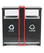 新款鋼制分類垃圾桶HT-GZ7820