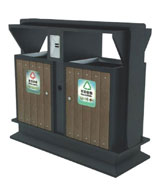 分類鋼木垃圾桶HT-GM7070