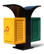 翼型鋼制垃圾桶HT-GZ7900