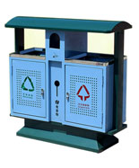 戶外沖孔式分類垃圾桶HT-GZ2001B