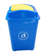 20L/30L藍(lán)色彈蓋塑料垃圾桶HT-SL3250