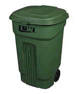 新款戶外130L綠色塑料垃圾桶HT-SL3430