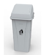 新款90L戶外灰色垃圾桶HT-SL3500