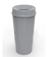 圓形80L塑料戶外垃圾桶HT-SL3540