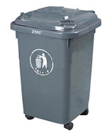 正方形戶外50L塑料垃圾桶HT-SL3690