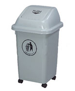長(zhǎng)方形戶外50L塑料垃圾桶HT-SL3700