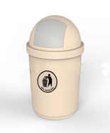 圓形戶外28L塑料垃圾桶HT-SL3800