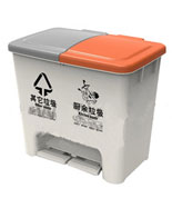 分類腳踏20L塑料垃圾桶HT-SL3840
