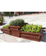 防腐木戶外房產(chǎn)景區(qū)花箱HT-HX1020