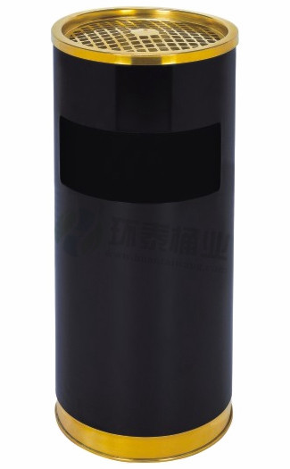 麗格圓形金圈室內(nèi)垃圾桶