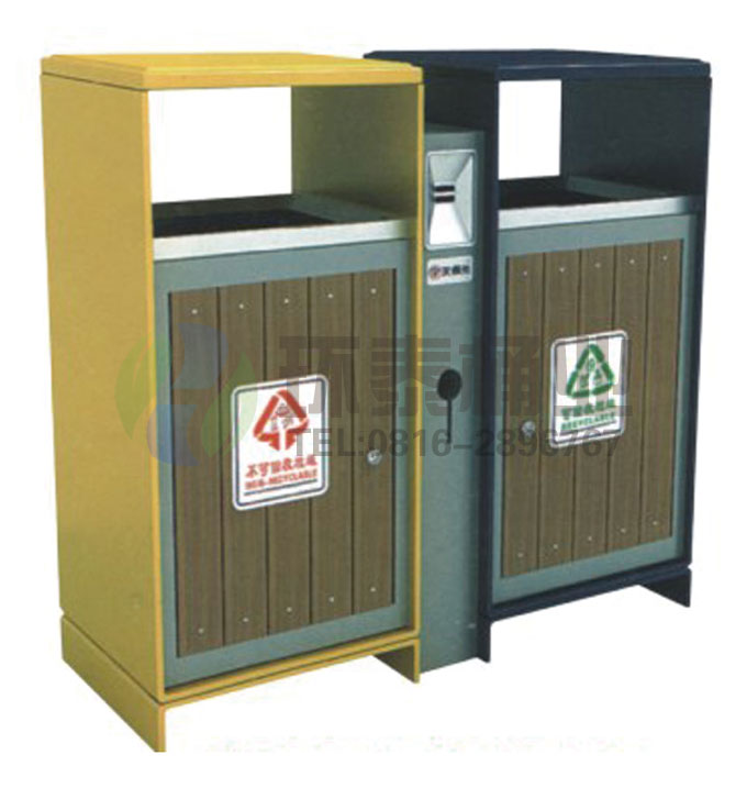 景區(qū)鋼木垃圾桶
