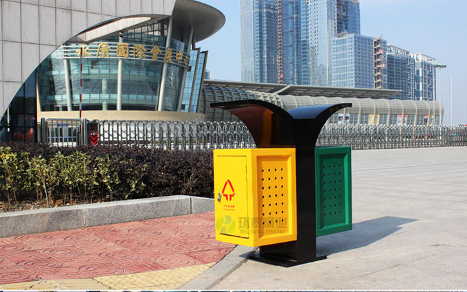 翼型鋼制垃圾桶