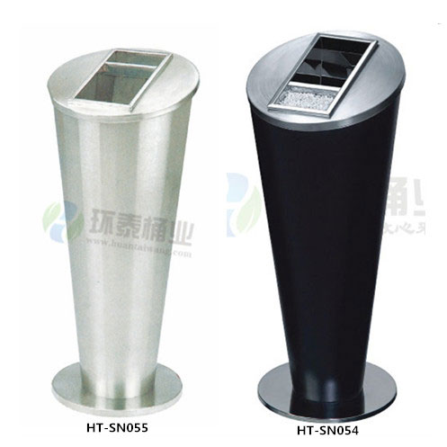 圓錐形砂鋼室內(nèi)垃圾桶