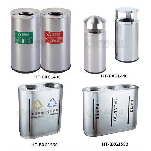 不銹鋼單桶垃圾桶