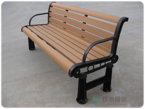 戶外塑木環(huán)保木休閑椅
