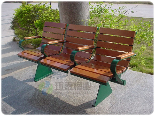 有靠背戶外園林休閑椅