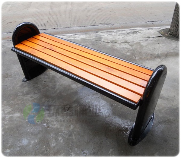 無(wú)靠背防腐木鋼制休閑凳