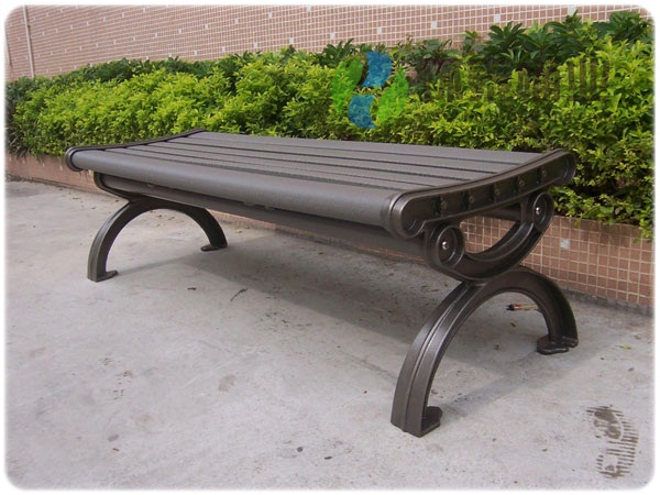 戶外小區(qū)公園塑木休閑凳