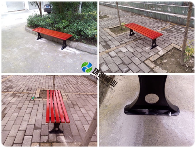 防腐木公園景區(qū)休閑凳