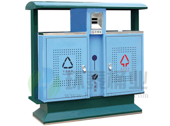 戶外鋼制垃圾桶