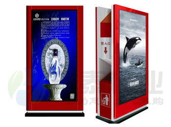 側投口分類鋼制廣告垃圾箱