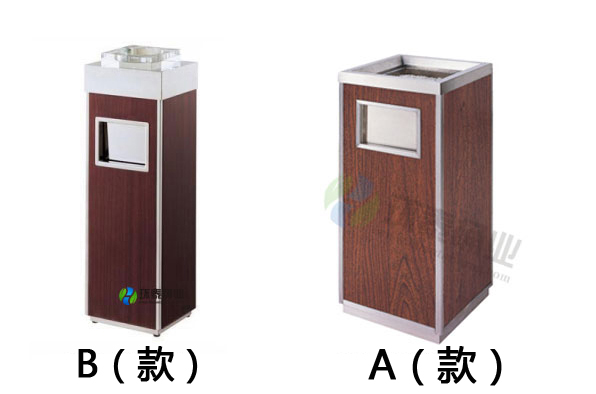 室內(nèi)靠墻鋼制垃圾桶