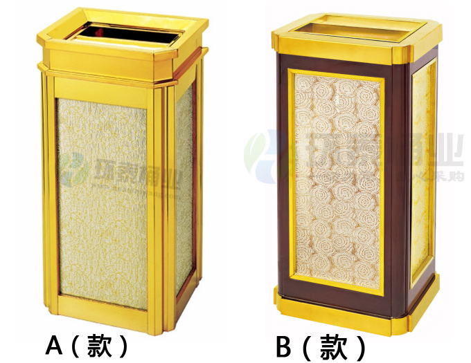 靠墻式座地垃圾桶