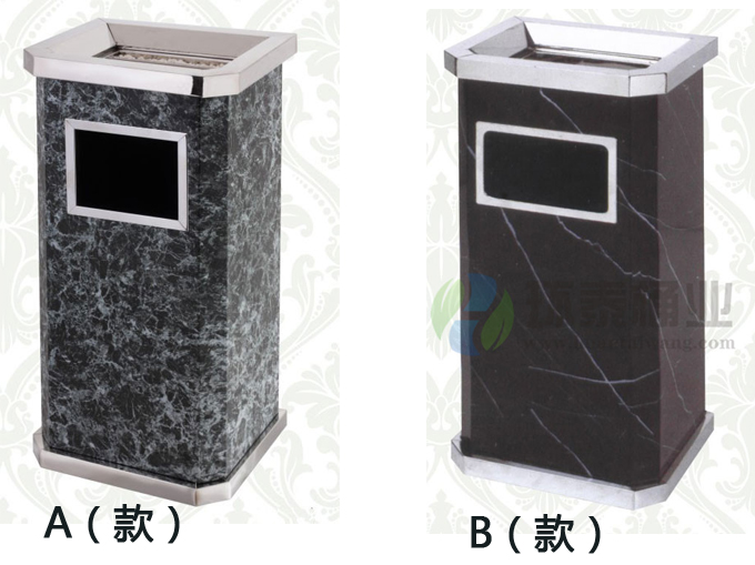 酒店靠墻式垃圾桶