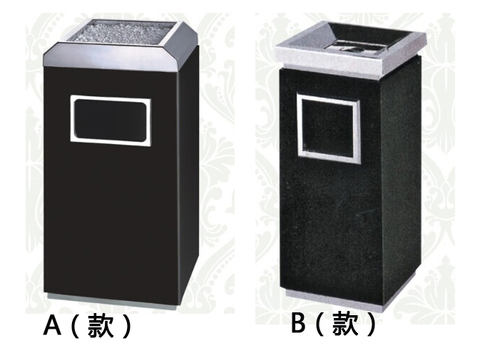 黑金帶滅煙盒室內(nèi)垃圾桶