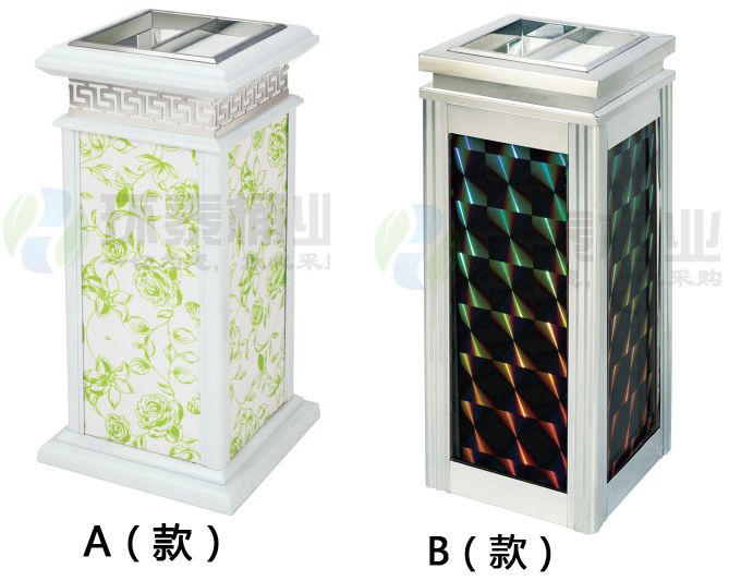 座地方形室內(nèi)垃圾桶