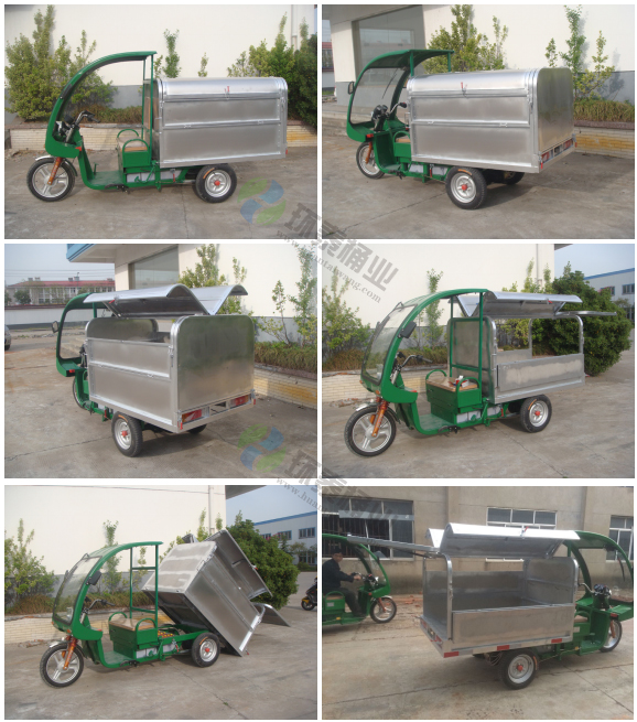 電動(dòng)不銹鋼保潔車