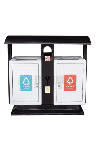 戶外玻璃鋼分類垃圾桶