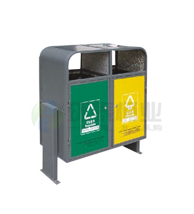 牛奶盒雙色分類(lèi)垃圾桶