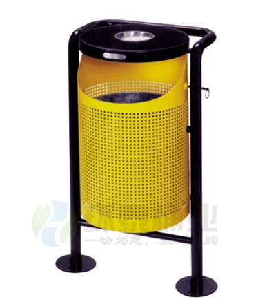 圓形鋼制沖孔垃圾箱