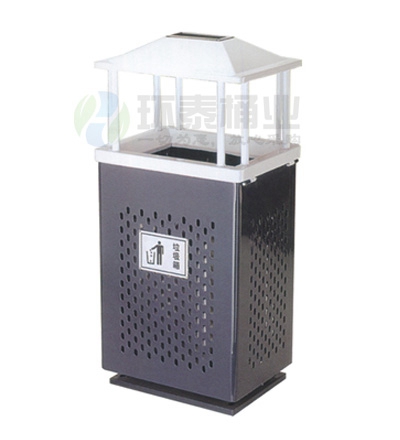 戶外寶塔沖孔垃圾桶