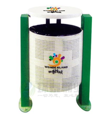 單投口戶外沖孔垃圾桶