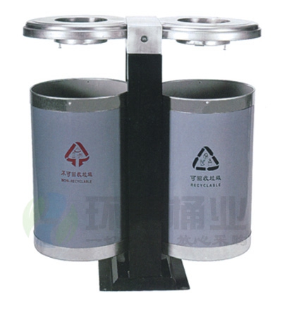 圓形分類鋼制果皮箱