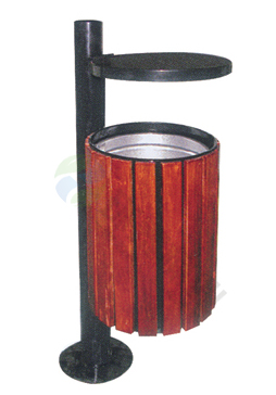 鋼制木條戶外垃圾箱