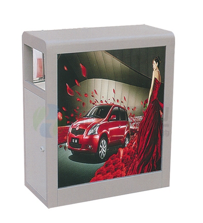 分類鋼制廣告垃圾桶