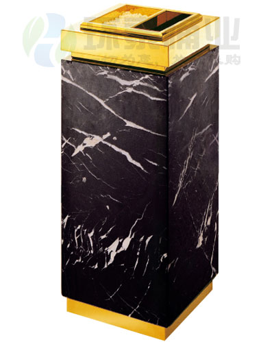 金石金蓋座地室內(nèi)垃圾桶