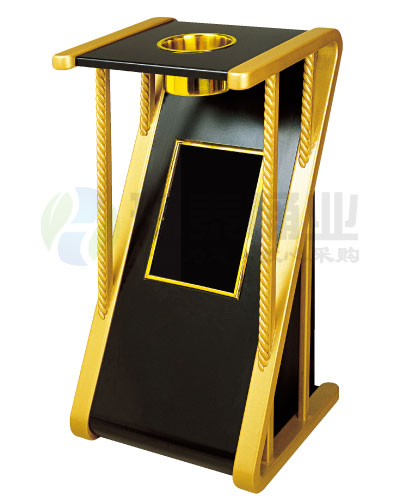 鈦金座地室內(nèi)垃圾桶