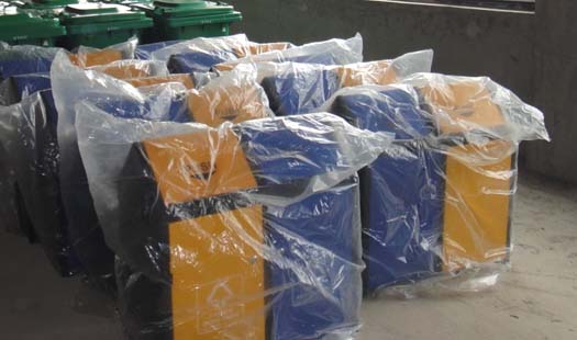 鋼制垃圾桶發(fā)貨圖