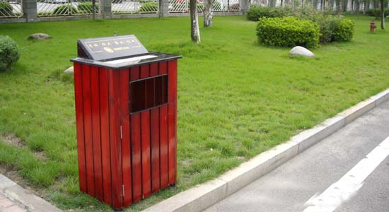 大理石雕刻垃圾桶圖片