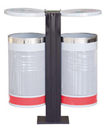 圓形分類沖孔垃圾箱HT-GZ5040