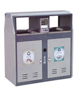 戶外鋼制分類垃圾箱HT-GZ5070