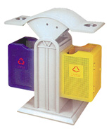 雙色分類沖孔垃圾桶HT-GZ5130