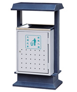 戶外方形沖孔垃圾箱HT-GZ5500