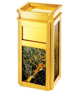 靠墻式酒店大理石垃圾桶HT-SN004