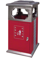 景區(qū)鋼制垃圾桶HT-GZ4310