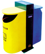 圓形煙灰坐地鋼制分類垃圾桶HT-GZ4480